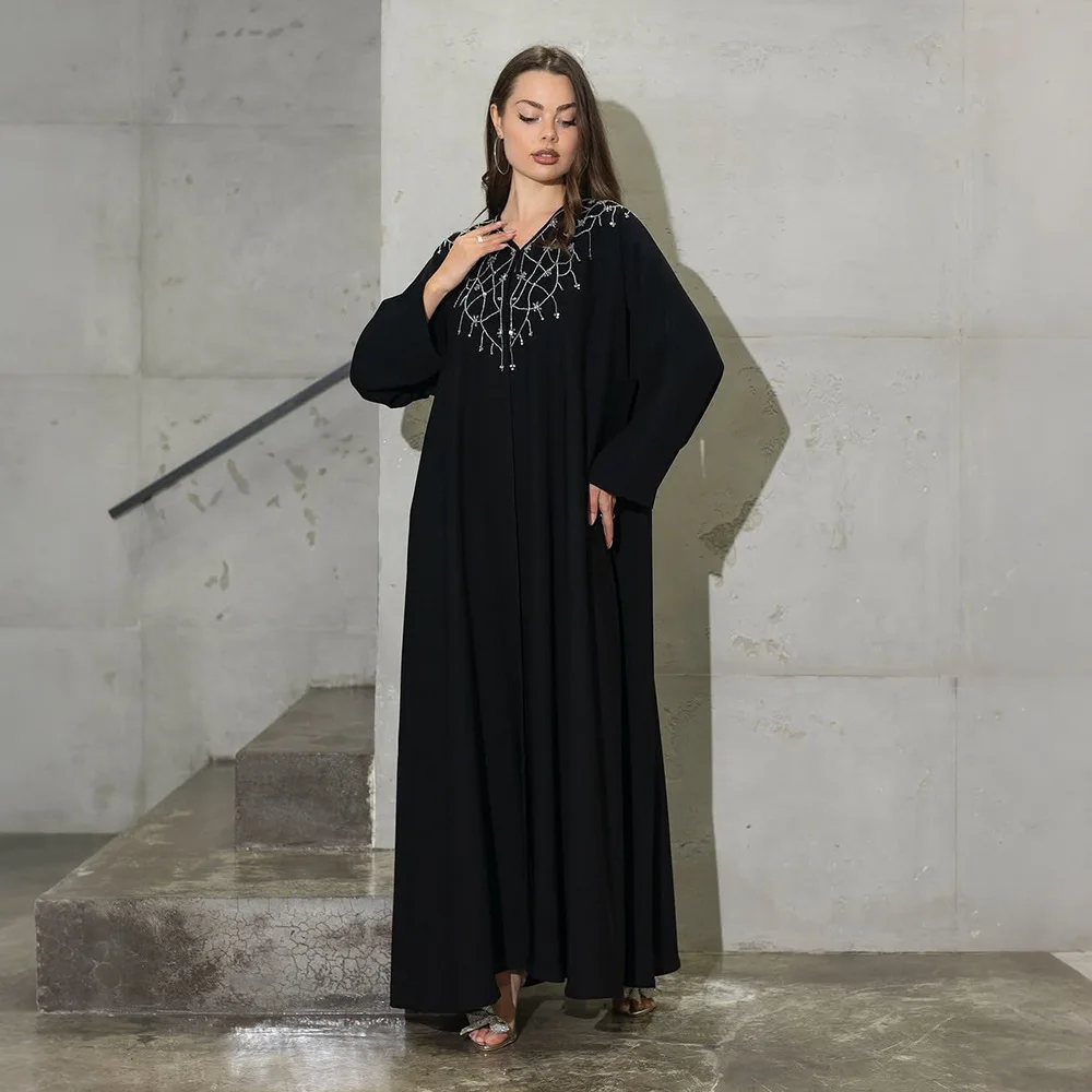 Xqy500419 Beaded And Lady Clothes Loose Elegant Dress 2026 Muslim Long Dress Robe Abaya Ramadan Dubai Luxury Islam Elegant
Xqy500419 Beaded And Lady Clothes Loose Elegant Dress 2026 Muslim Long Dress Robe Abaya Ramadan Dubai Luxury Islam Elegant