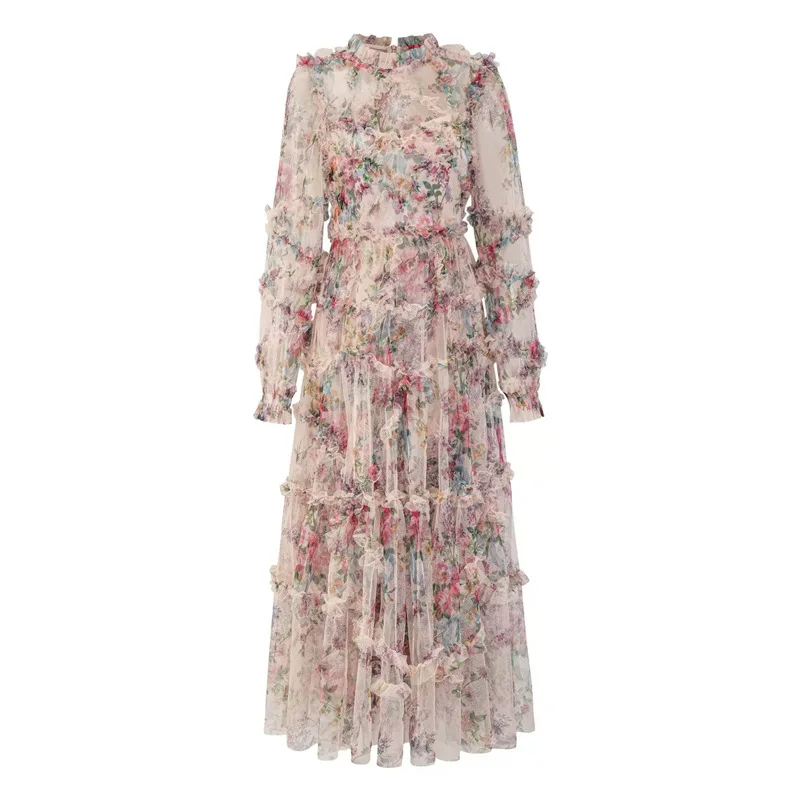 2026 Black/White Print Long Women Dress Bohemian Stand Collar Long Sleeves Holiday Beach Dresses For Womens Vestidos De Festa
2026 Black/White Print Long Women Dress Bohemian Stand Collar Long Sleeves Holiday Beach Dresses For Womens Vestidos De Festa
