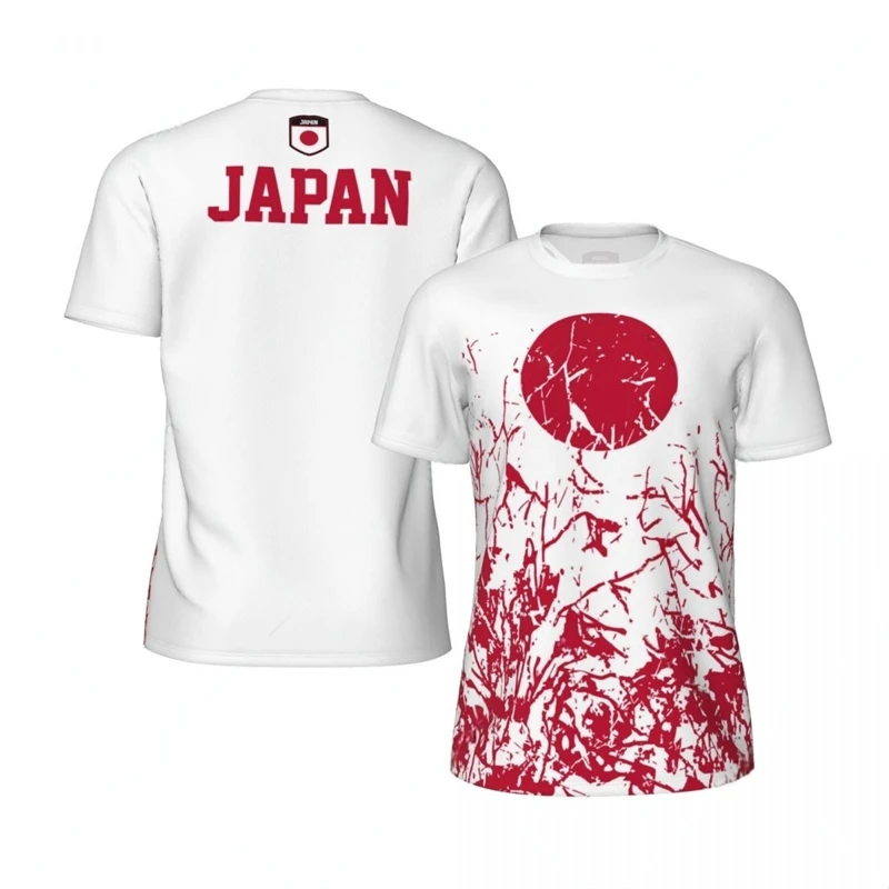 Japan Flag National Emblem Print Men's T-Shirts Outdoor Football Sports Jersey Fashion Breathable Short Sleeve Summer Loose Tops
Japan Flag National Emblem Print Men's T-Shirts Outdoor Football Sports Jersey Fashion Breathable Short Sleeve Summer Loose Tops