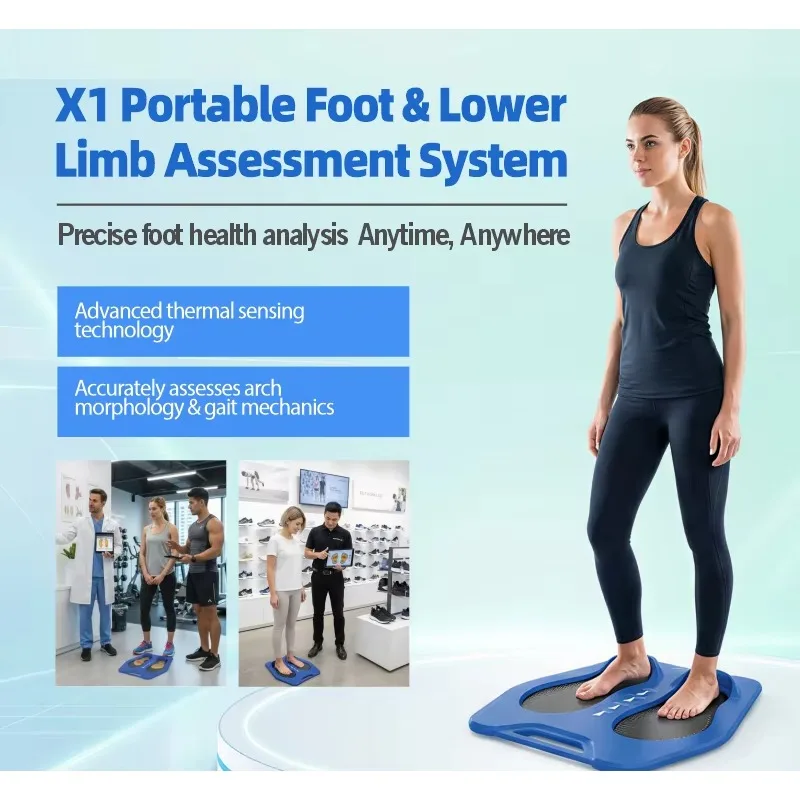 Portable Foot Lower Limb Analysis System Temperature Sensing Footprint Scanner Foot Clinic Use Foot Pressure Plate
Portable Foot Lower Limb Analysis System Temperature Sensing Footprint Scanner Foot Clinic Use Foot Pressure Plate