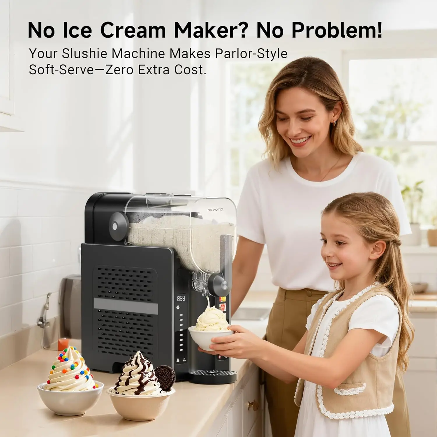 Slushie Machine for Home, 88 oz Slushy Machine, No Ice Needed Frozen Drink Maker with 6 Presets, Quiet, Auto-Clean, LED Display,
Slushie Machine for Home, 88 oz Slushy Machine, No Ice Needed Frozen Drink Maker with 6 Presets, Quiet, Auto-Clean, LED Display,