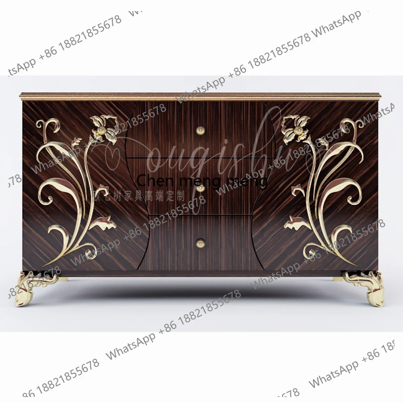 American light luxury door cabinet Italian retro storage bucket cabinet storage side cabinet customization
American light luxury door cabinet Italian retro storage bucket cabinet storage side cabinet customization
