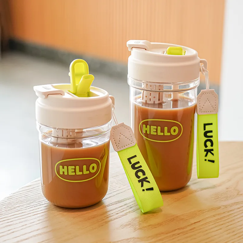 Mini Straw Water Bottle Anti-fall Cute Portable Outdoor Sports Water Bottle Milk Coffee Fruit Tea Cup Drinkware High Temperature
Mini Straw Water Bottle Anti-fall Cute Portable Outdoor Sports Water Bottle Milk Coffee Fruit Tea Cup Drinkware High Temperature