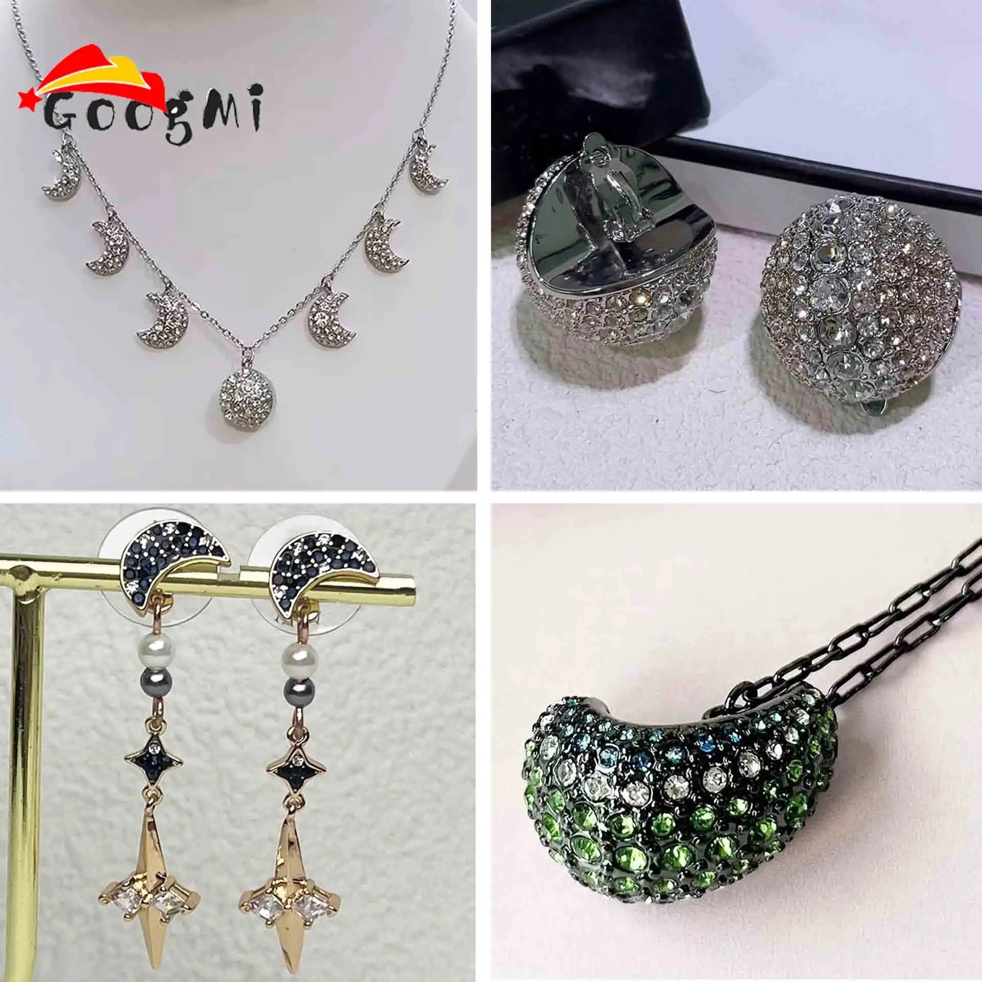 Luxury Brand Sparkling Crystal Wedding Jewelry Set Fashion for Women Necklace Earrings Bracelet Ring Romantic Gift
Luxury Brand Sparkling Crystal Wedding Jewelry Set Fashion for Women Necklace Earrings Bracelet Ring Romantic Gift