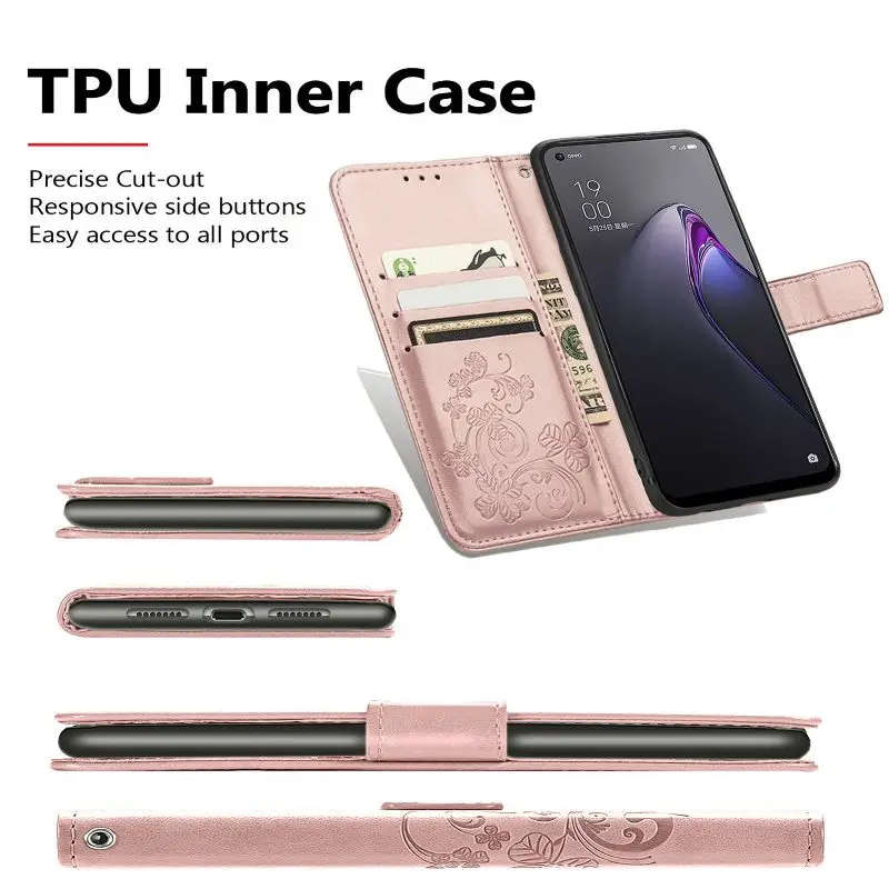 Card Wallet Embossing Phone Case For OPPO K10 K9 K1 F9 F15 F17 F19 F21 Pro Find X6 X5 X3 X2 Lite Protection Magnetic Flip Cover
Card Wallet Embossing Phone Case For OPPO K10 K9 K1 F9 F15 F17 F19 F21 Pro Find X6 X5 X3 X2 Lite Protection Magnetic Flip Cover