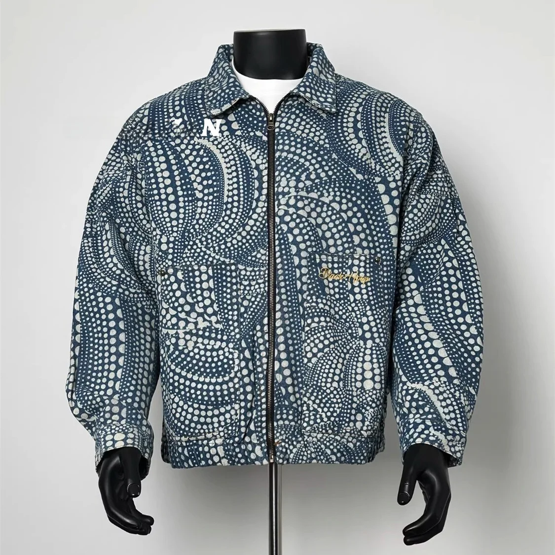 SUDA American Sle Waed Print Casual Zipper Denim Jaet Loose Men's Outerwear Youthful Vitali All Seasons Cotton Polyester
SUDA American Sle Waed Print Casual Zipper Denim Jaet Loose Men's Outerwear Youthful Vitali All Seasons Cotton Polyester