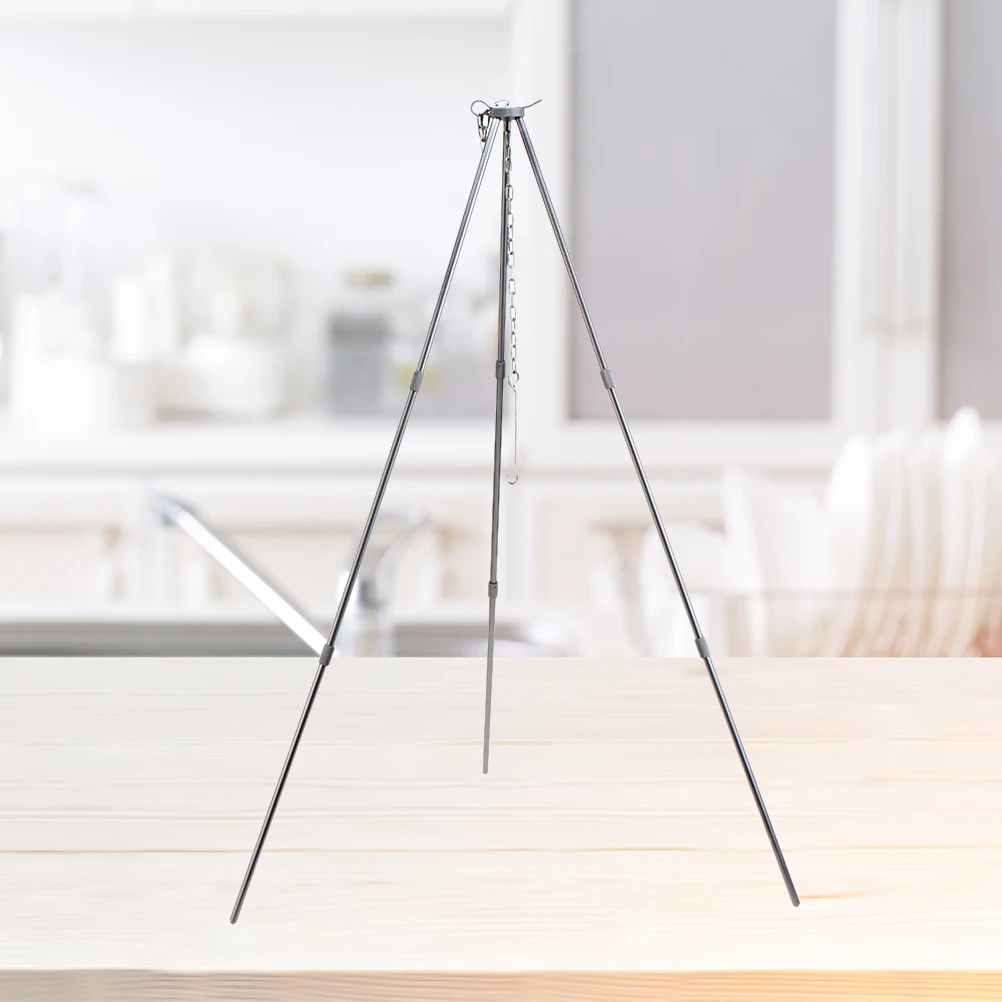 Multi-Purpose Outdoor Camping Triangle Bracket Stainless Steel Hanging Pot Rack Adjustable Campfire Tripod Anti-S Stable
Multi-Purpose Outdoor Camping Triangle Bracket Stainless Steel Hanging Pot Rack Adjustable Campfire Tripod Anti-S Stable