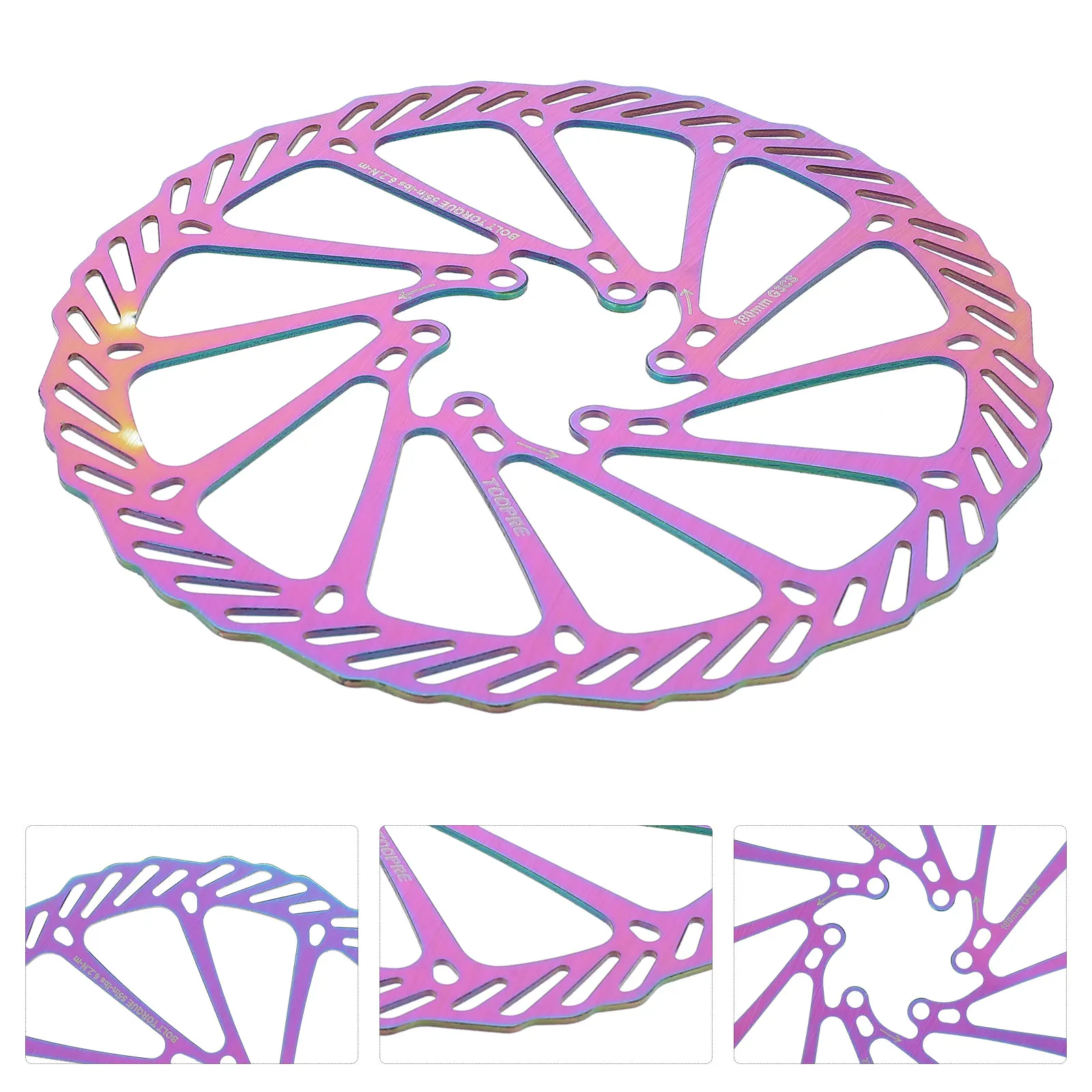 1pc Stainless Steel Mountain Bike Disc Rotor Lightweight Hollow Design Strong Heat Dissipation Durable Bike Brake Pad Sweep Disc
1pc Stainless Steel Mountain Bike Disc Rotor Lightweight Hollow Design Strong Heat Dissipation Durable Bike Brake Pad Sweep Disc