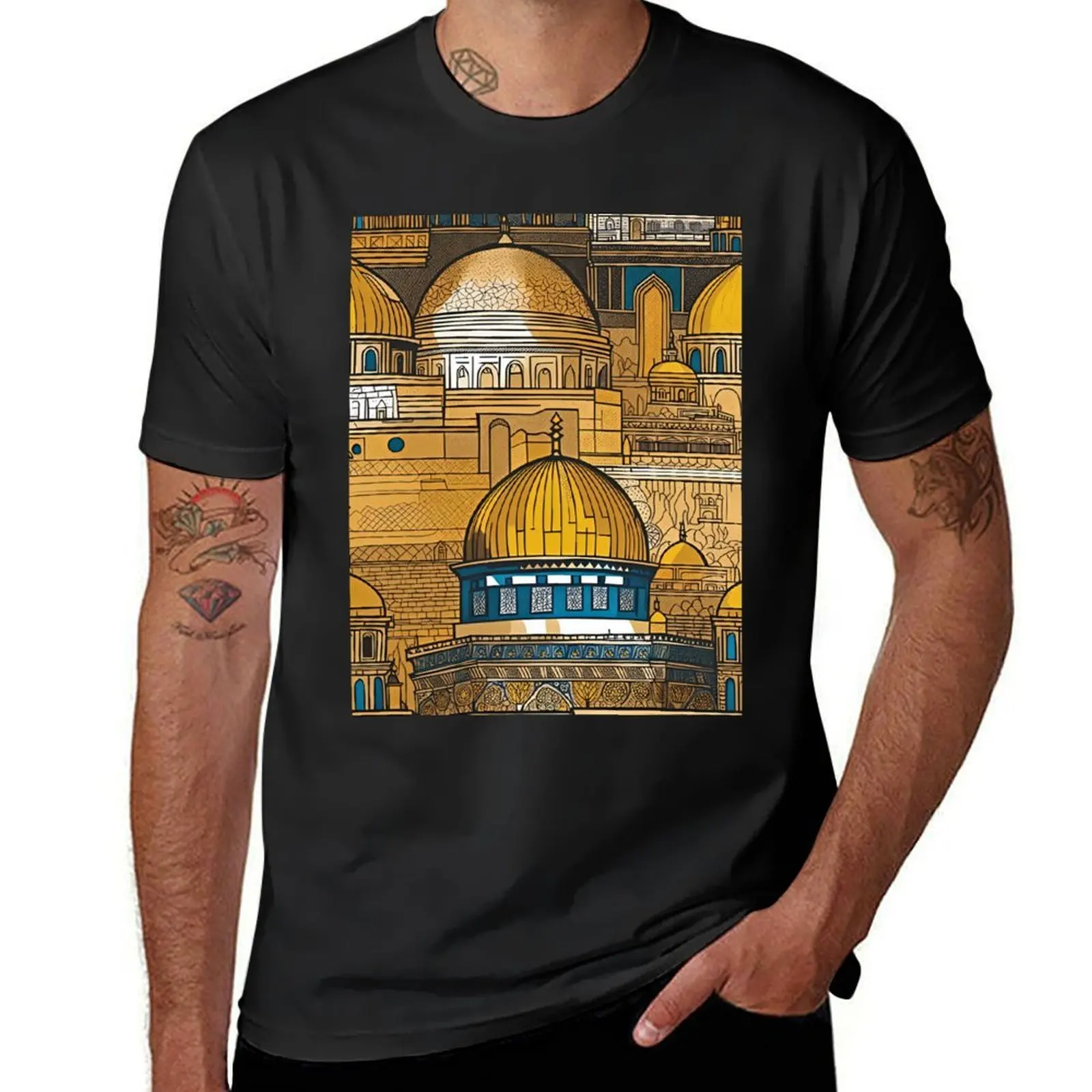 Golden Dome of the Rock AI IV T-Shirt customs shirts graphic tees designer t shirt men
Golden Dome of the Rock AI IV T-Shirt customs shirts graphic tees designer t shirt men