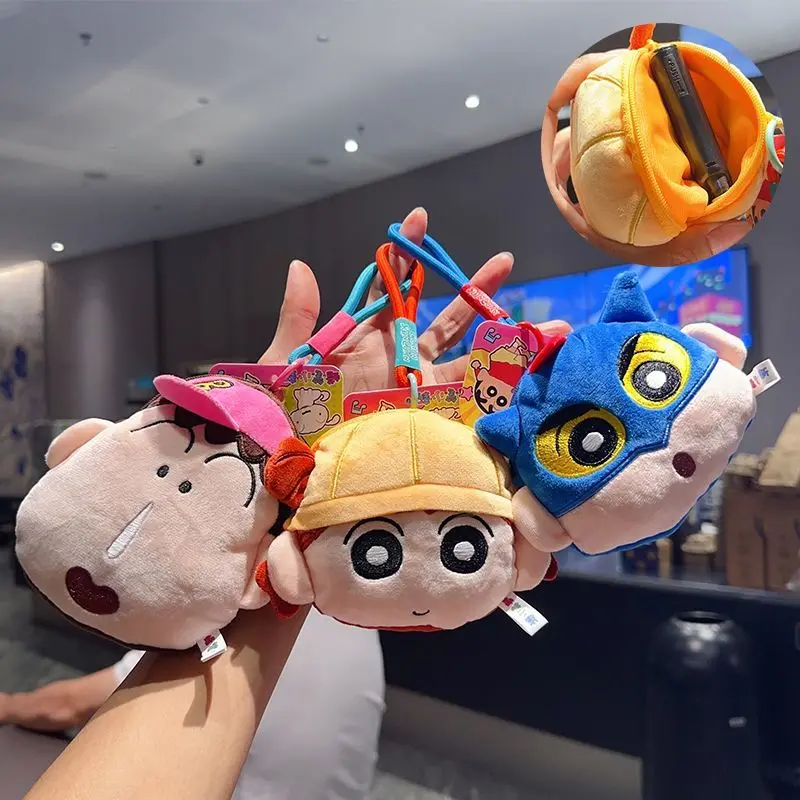 Cute Cartoon Kawaii Crayon Shin-Chan Nohara Shiro Pendant Keychain Plush Q-Version Big Head Earphones Zero Wallet Doll Doll
Cute Cartoon Kawaii Crayon Shin-Chan Nohara Shiro Pendant Keychain Plush Q-Version Big Head Earphones Zero Wallet Doll Doll