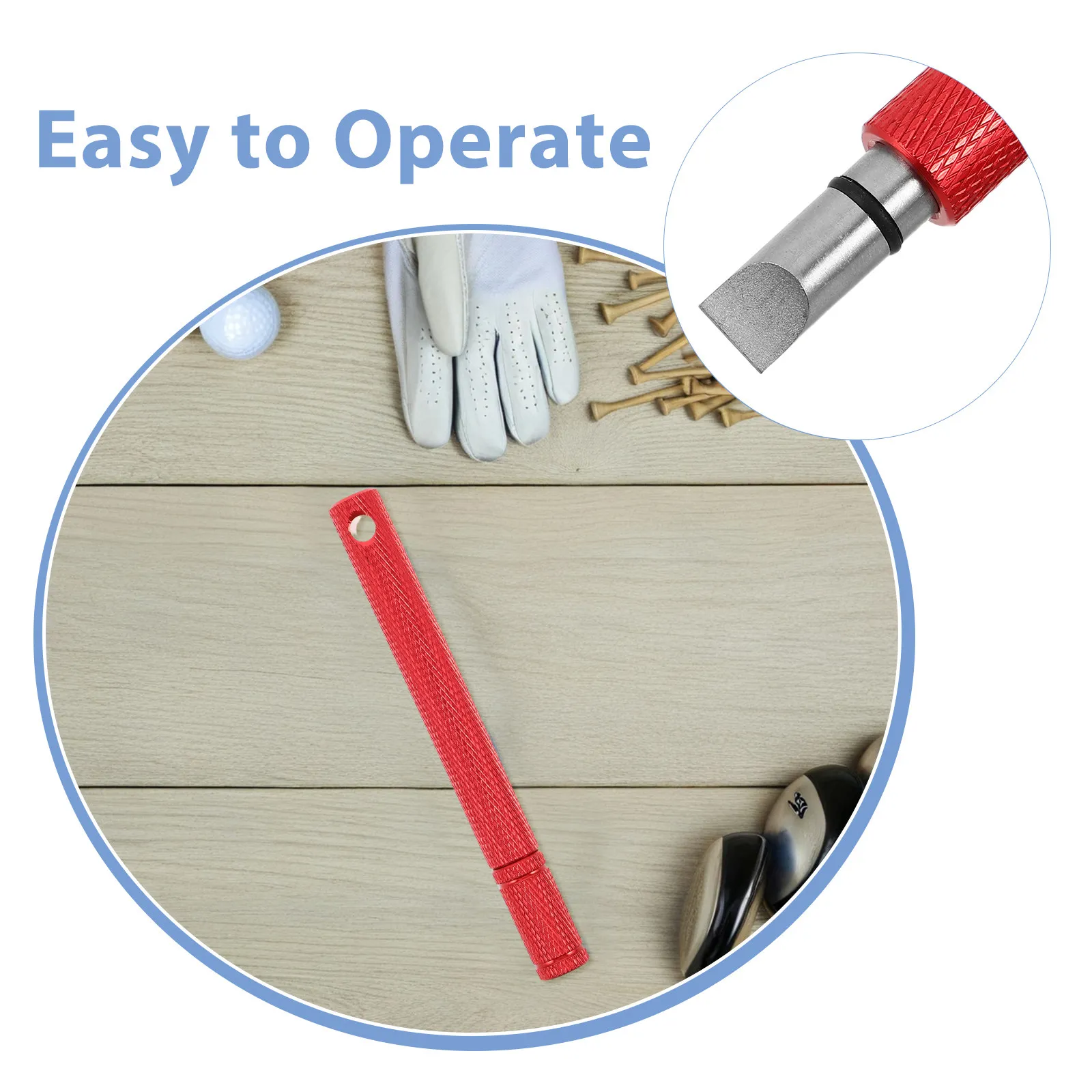 Портативный инструмент для очистки клюшек для гольфа с эргономичным дизайном, для глубокой очистки и ухода за клюшками.
Портативный инструмент для очистки клюшек для гольфа с эргономичным дизайном, для глубокой очистки и ухода за клюшками.