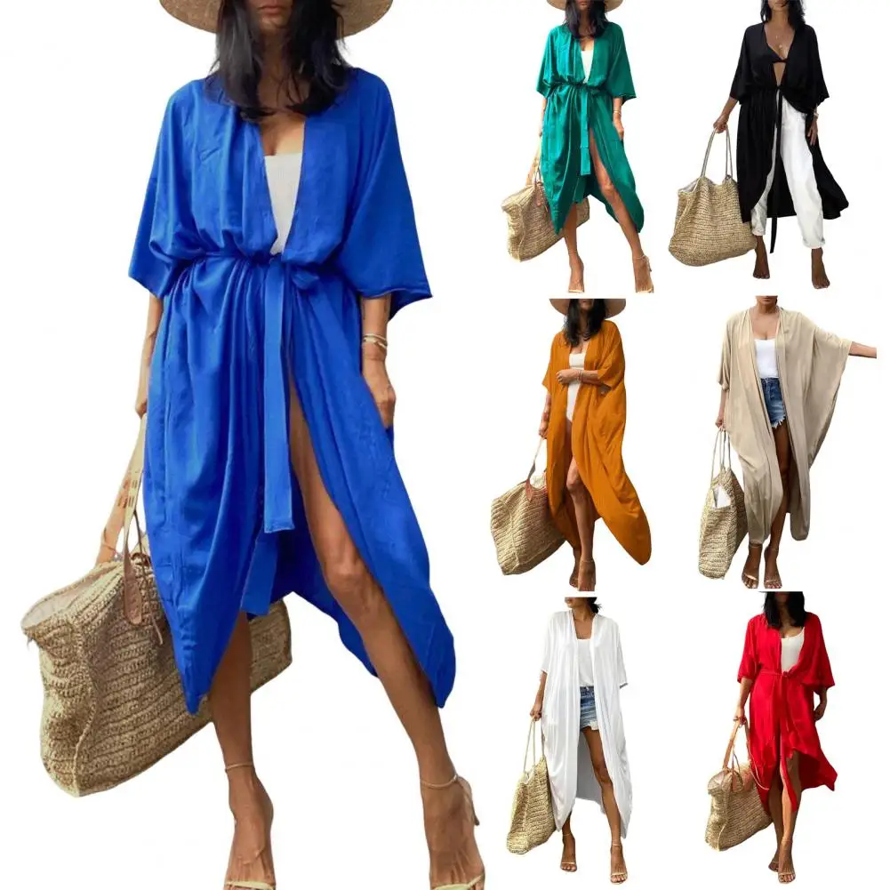 Sexy Bikini Cover-Ups Long Tunic Casual Summer Beach Dress Women Clothes Swim Suit Cover Up Boho Holiday Loose Sarong Dresses
Sexy Bikini Cover-Ups Long Tunic Casual Summer Beach Dress Women Clothes Swim Suit Cover Up Boho Holiday Loose Sarong Dresses