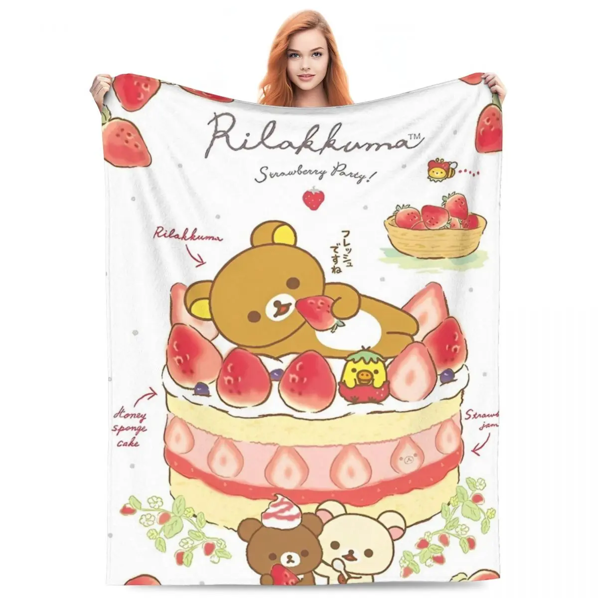 Rilakkuma фланелевое одеяло с героями мультфильмов, теплое постельное белье, пледы для дивана, стула, декоративное уличное трендовое покрывало, покрывало для дивана-кровати
Rilakkuma фланелевое одеяло с героями мультфильмов, теплое постельное белье, пледы для дивана, стула, декоративное уличное трендовое покрывало, покрывало для дивана-кровати