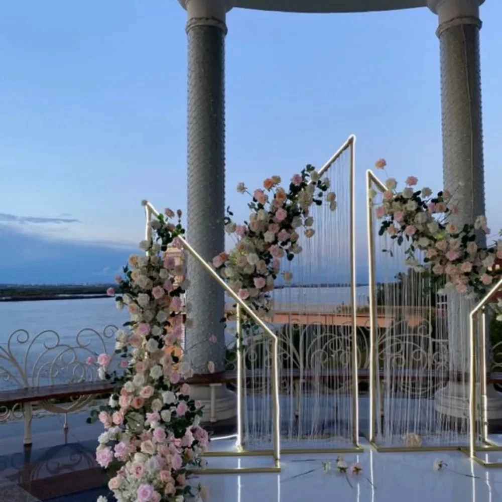 4pcs))Wedding LED flower frame Ceremony Stainless Steel Decorative painted sliver/white/black Gold LED flower arch Backdrop
4pcs))Wedding LED flower frame Ceremony Stainless Steel Decorative painted sliver/white/black Gold LED flower arch Backdrop