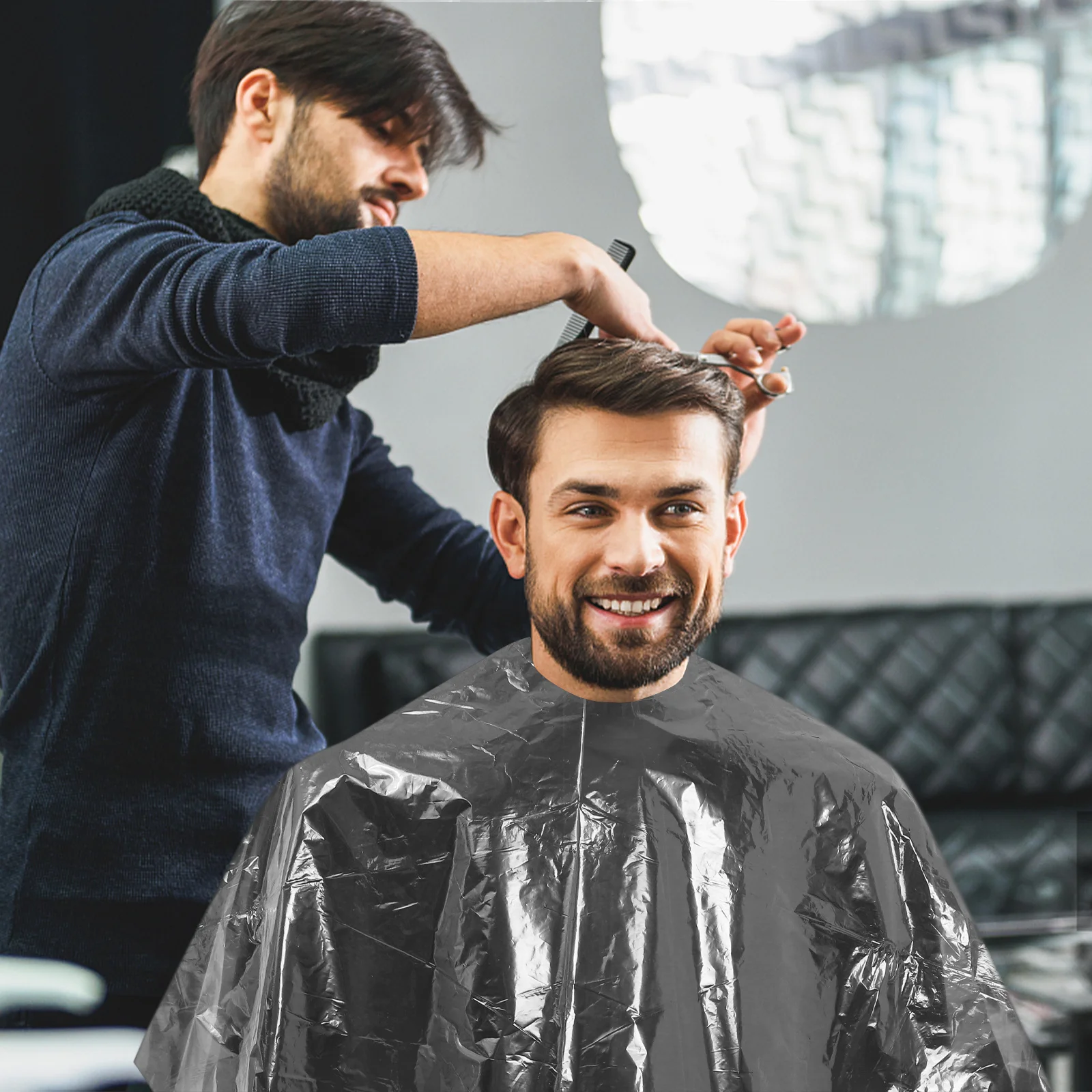 70 pcs Disposable Dye Capes Clear Cape For Hair Coloring Heart Shape Salon Home Use Chemical Capes For Hair Stylist Barbers Cape
70 pcs Disposable Dye Capes Clear Cape For Hair Coloring Heart Shape Salon Home Use Chemical Capes For Hair Stylist Barbers Cape