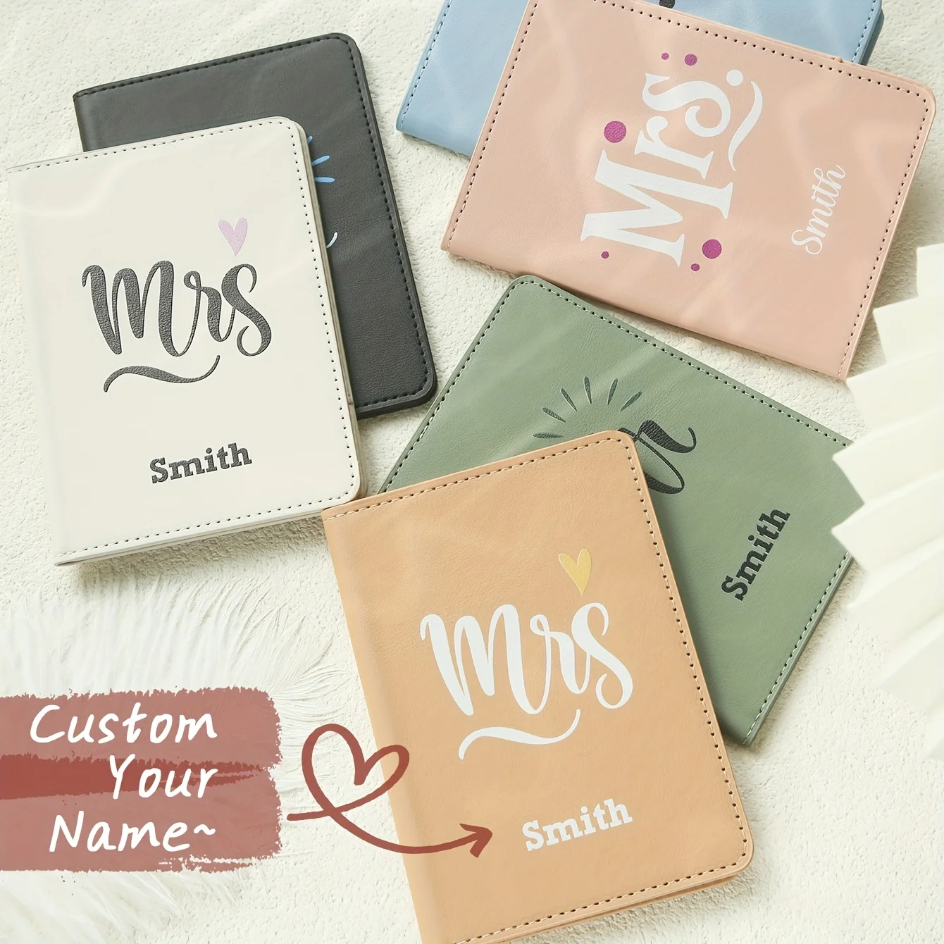 2Pcs Customized Name Couple Passport Cover Personalized Passport Holder with Print Faux Leather Document Card Holder Travel Gift
2Pcs Customized Name Couple Passport Cover Personalized Passport Holder with Print Faux Leather Document Card Holder Travel Gift