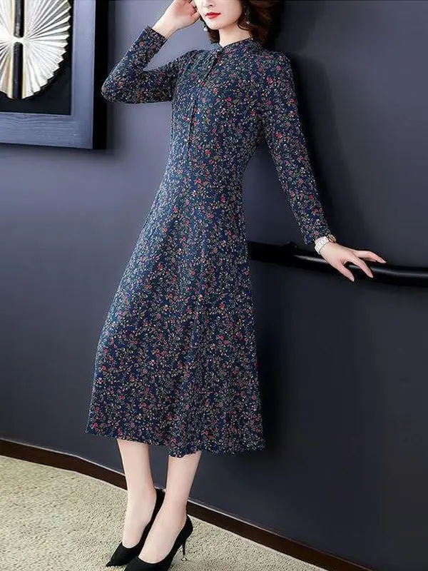 Ele Ladylike трапециевидной формы с цветочным принтом, осенняя новинка, модная одежда больших размеров для мам, длинная све Dr с высокой талией
Ele Ladylike трапециевидной формы с цветочным принтом, осенняя новинка, модная одежда больших размеров для мам, длинная све Dr с высокой талией