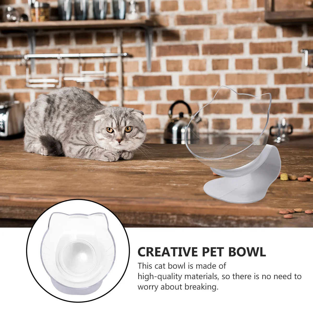 Plastic Cat Feeder Bowl Unique Design Anti-Slip Stable Pet Food Water Container Smooth Surface Easy Clean Creative Cervical
Plastic Cat Feeder Bowl Unique Design Anti-Slip Stable Pet Food Water Container Smooth Surface Easy Clean Creative Cervical