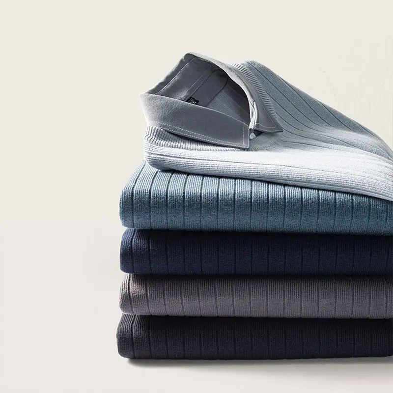 Мужской осенне-зимний деловой повседневный вязаный свитер из шерсти с воротником-стойкой, модный, с длинным рукавом, круглым вырезом
Мужской осенне-зимний деловой повседневный вязаный свитер из шерсти с воротником-стойкой, модный, с длинным рукавом, круглым вырезом