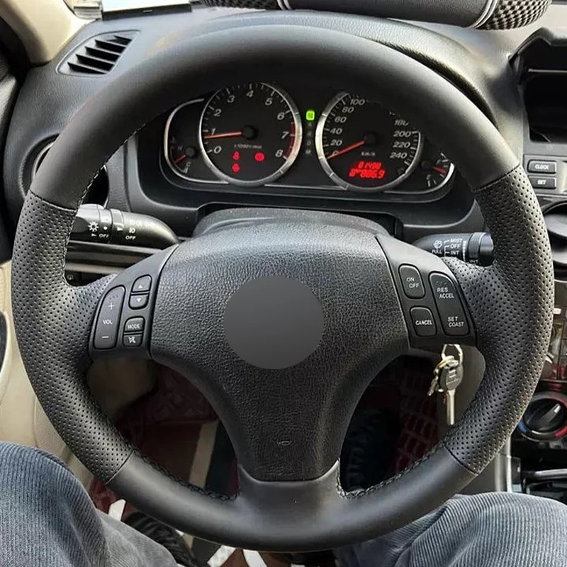 Alcantara Real Leather Steering Wheel Cover Black Thread Car Steering Wheel Wrap Car Accessoires for Mazda 3 AXELA 5 6 ATENZA
Alcantara Real Leather Steering Wheel Cover Black Thread Car Steering Wheel Wrap Car Accessoires for Mazda 3 AXELA 5 6 ATENZA