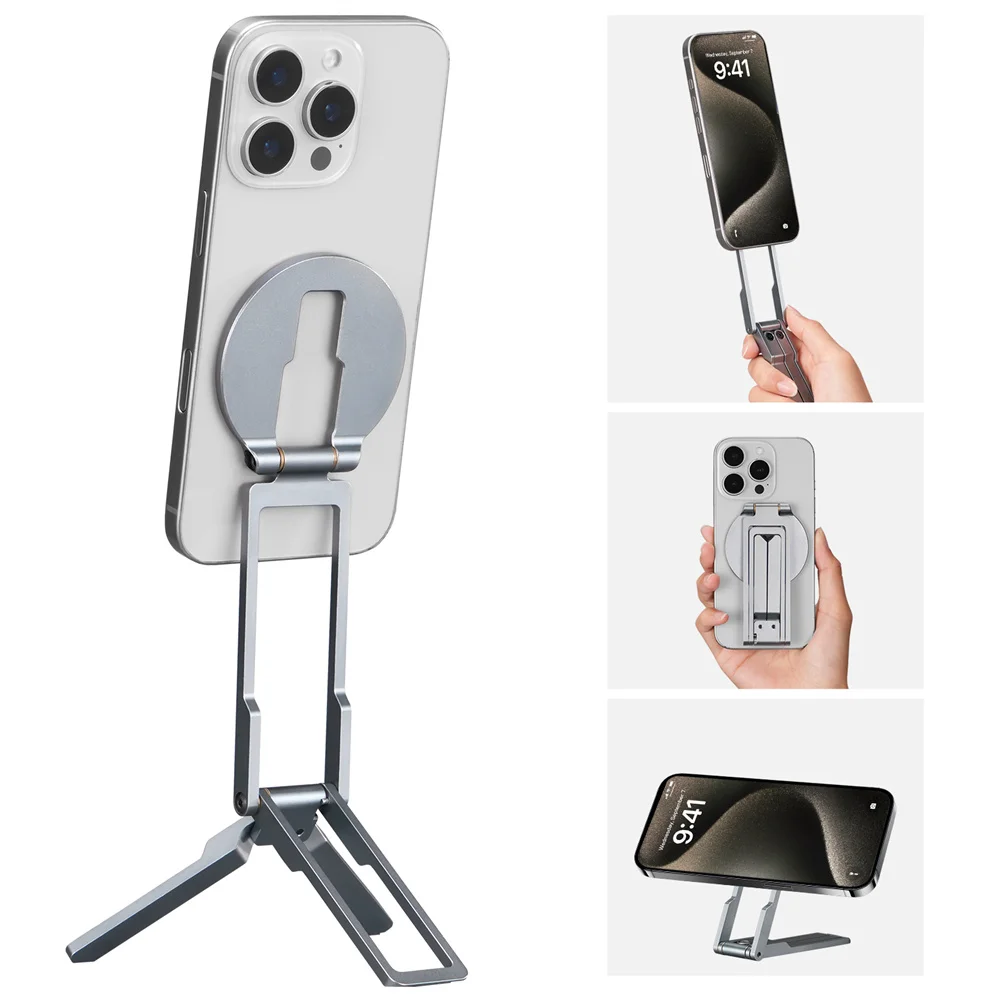 360 Rotation Magnetic Phone Tripod Stand Ultrathin Foldable Phone Tripod Mount for Iphone 17 16 15 14 13 12 Vlog LiveStreaming
360 Rotation Magnetic Phone Tripod Stand Ultrathin Foldable Phone Tripod Mount for Iphone 17 16 15 14 13 12 Vlog LiveStreaming