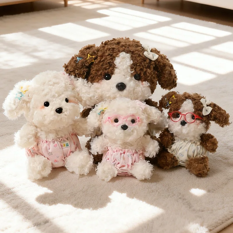 Creative Cute Fluffy Dog With Glasses Plush Toys Stuffed Soft Cartoon Animals Milk Puff Puppy Baby Appease Doll Girls Xmas Gifts
Creative Cute Fluffy Dog With Glasses Plush Toys Stuffed Soft Cartoon Animals Milk Puff Puppy Baby Appease Doll Girls Xmas Gifts