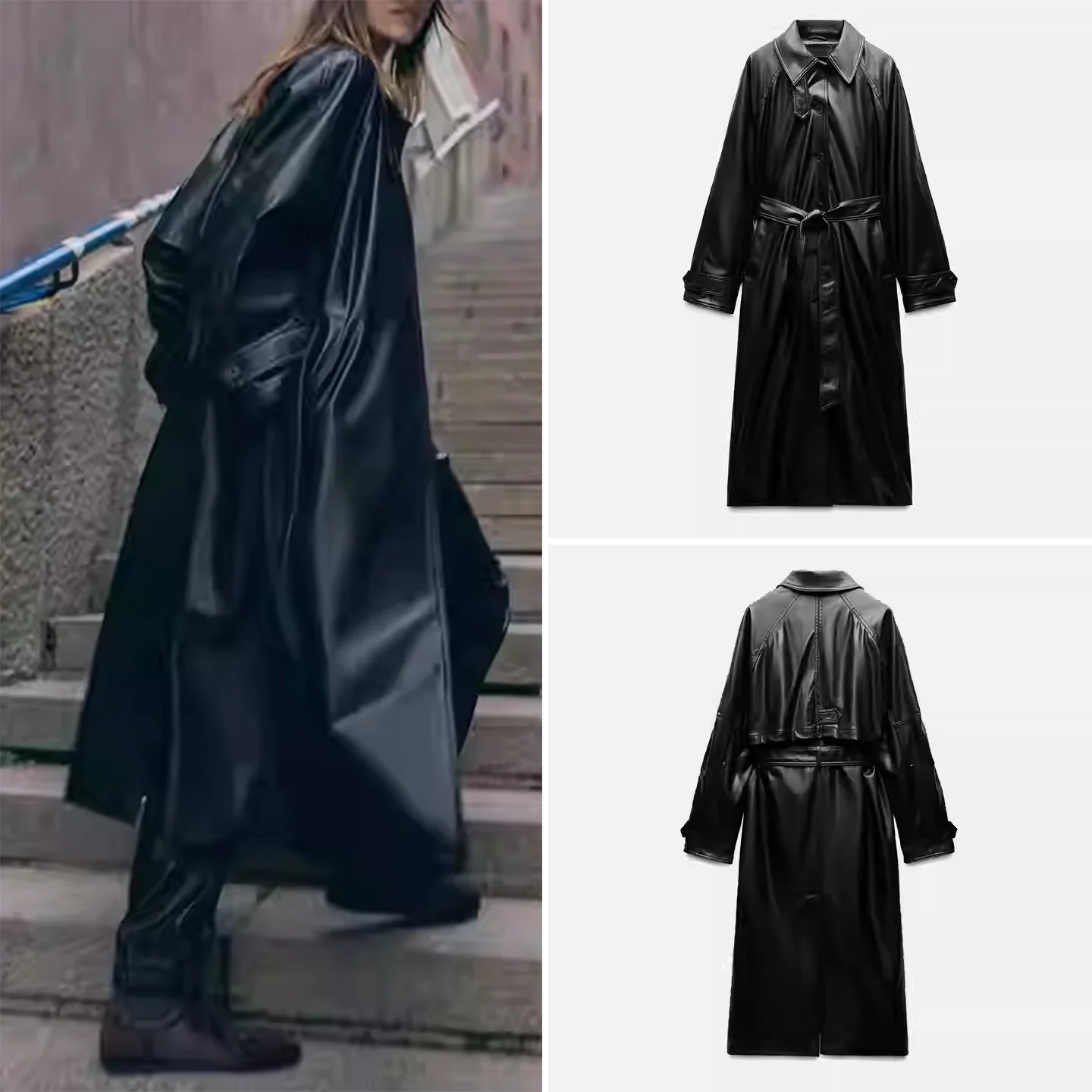 Новая женская классическая комфортная куртка из искусственной кожи на осень-зиму 2024 года, универсальная, в уличном стиле, длинная, с воротником-стойкой
Новая женская классическая комфортная куртка из искусственной кожи на осень-зиму 2024 года, универсальная, в уличном стиле, длинная, с воротником-стойкой