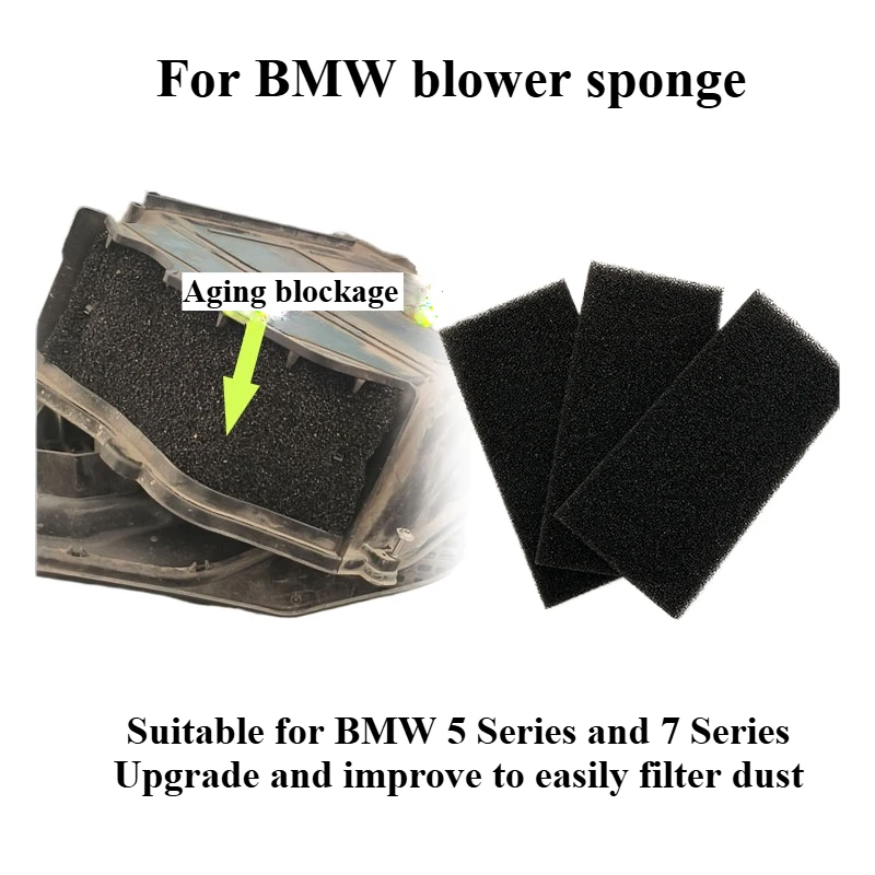 For BMW 5 Series 7 Series 520 523 525 530LI 730 Blower Sponge Air Inlet Filter Cotton 1pcs
For BMW 5 Series 7 Series 520 523 525 530LI 730 Blower Sponge Air Inlet Filter Cotton 1pcs