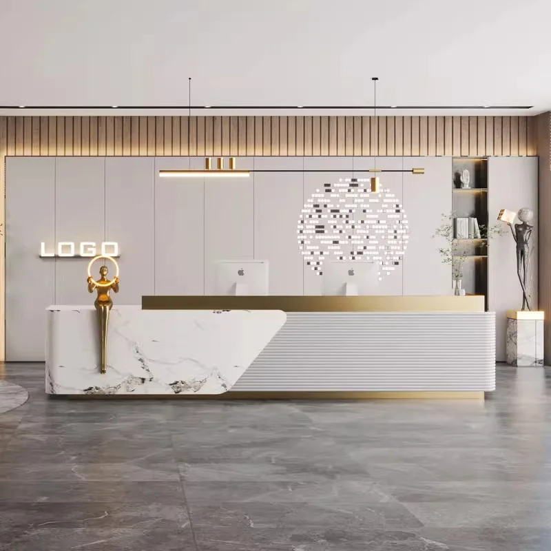 Shop Luxury Reception Desks Modern Shelves Restaurant Company Desks Minimalist Design Organizers Scrivania Trendy Furniture
Shop Luxury Reception Desks Modern Shelves Restaurant Company Desks Minimalist Design Organizers Scrivania Trendy Furniture