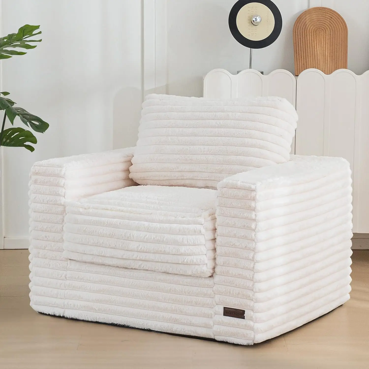 Giant Bean Bag Chair for Adults,Upholstered Floor Sofa with Pillows and Armrests, Large Bean Bag Sofa Plush Chair Bean Bag Couch
Giant Bean Bag Chair for Adults,Upholstered Floor Sofa with Pillows and Armrests, Large Bean Bag Sofa Plush Chair Bean Bag Couch