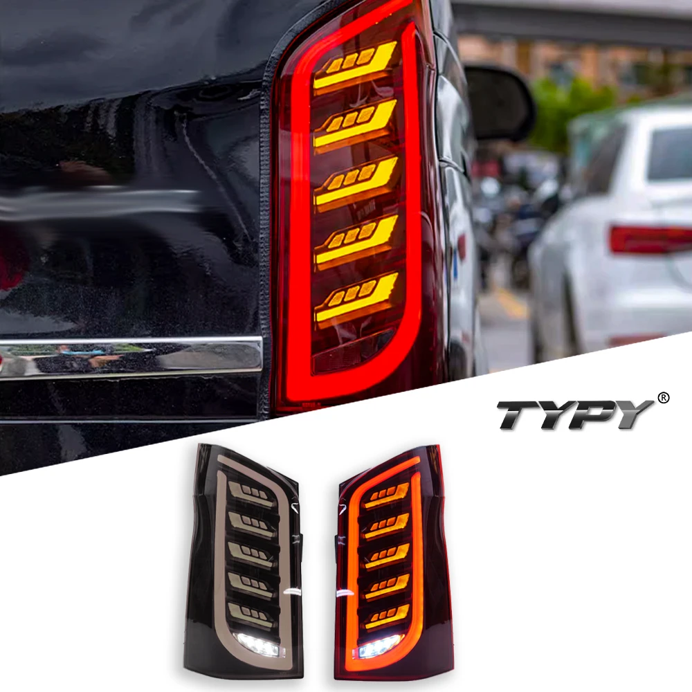 TYPY автомобиль для Benz Vito W447 задние фонари 2016-2021, обновление, модифицированное для нового DRL, динамический указатель поворота, светодиодный задний фонарь, автоаксессуары
TYPY автомобиль для Benz Vito W447 задние фонари 2016-2021, обновление, модифицированное для нового DRL, динамический указатель поворота, светодиодный задний фонарь, автоаксессуары