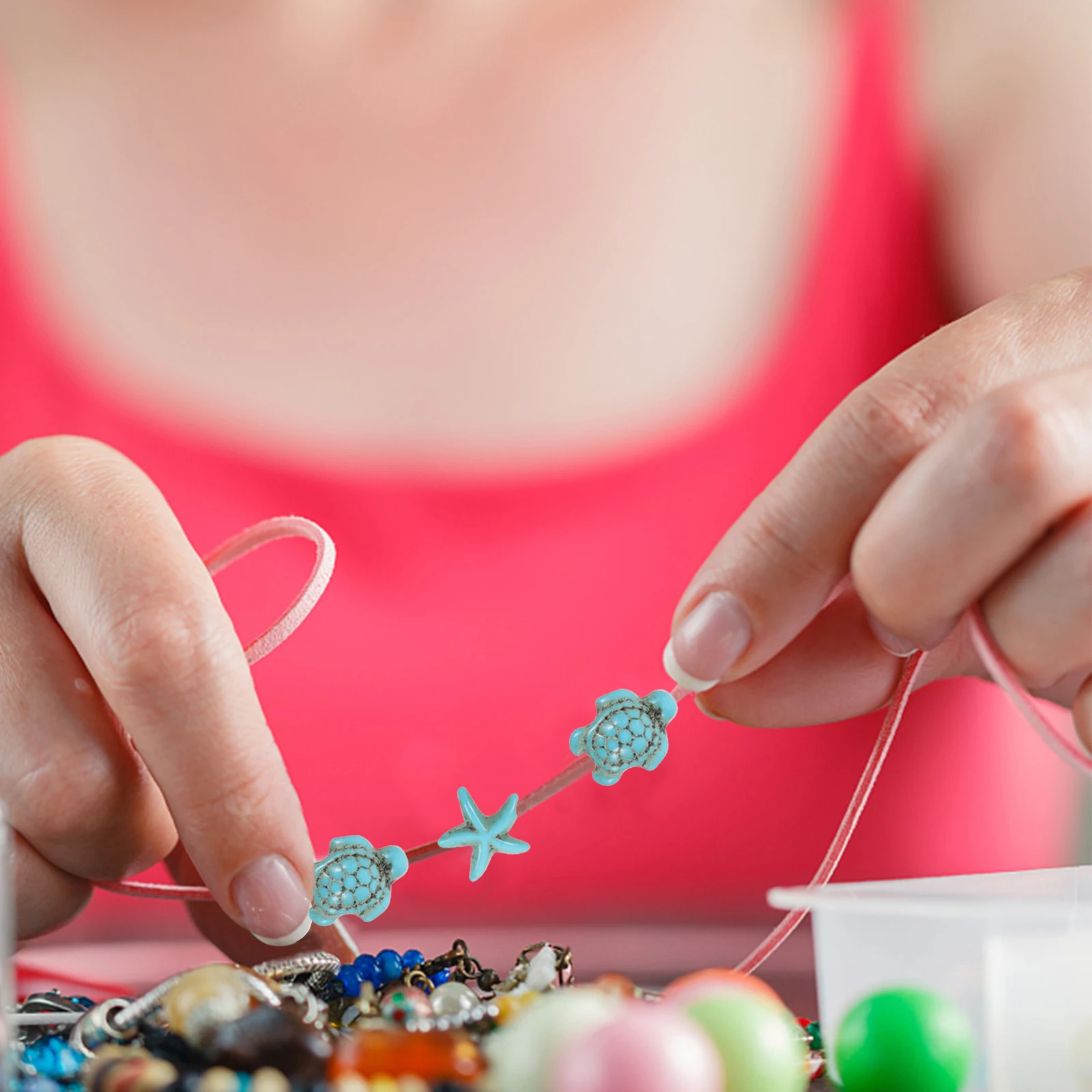 40Pcs Turtle Beads Charms Turquoise Ocean Animal Carved Spacer Beads DIY Bracelet Necklace Earrings Turtle Charm
40Pcs Turtle Beads Charms Turquoise Ocean Animal Carved Spacer Beads DIY Bracelet Necklace Earrings Turtle Charm