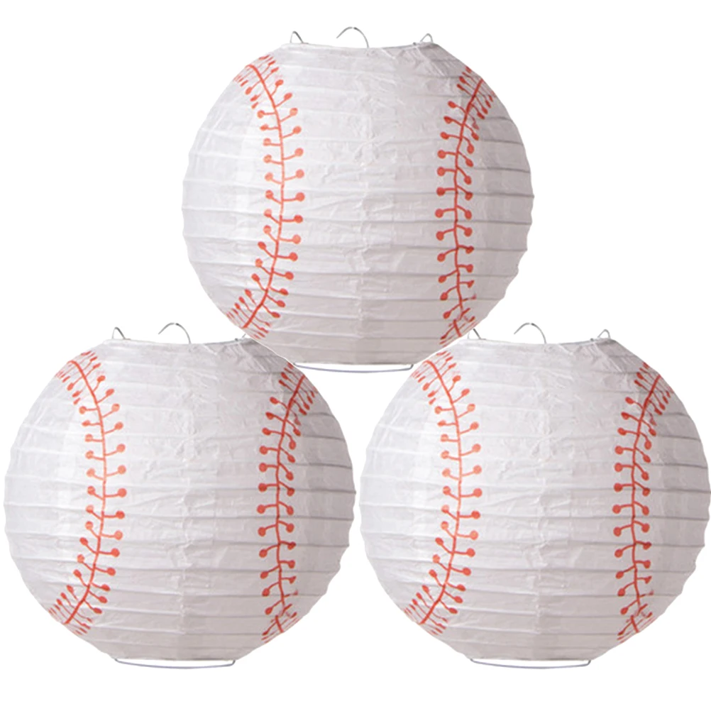 3 Pcs Baseball Lantern Hanging Decoration Creative Paper Lanterns Bike Decorative Party Child Sports Themed Decorations
3 Pcs Baseball Lantern Hanging Decoration Creative Paper Lanterns Bike Decorative Party Child Sports Themed Decorations