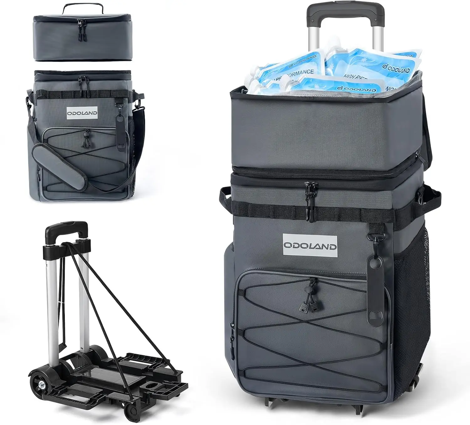 72 Can Rolling Cooler Bag with Wheels & Handle, Collapsible Insulated Ice Chest for Beach, Camping, Tailgating - Portable Travel Soft Cooler on Wheels, Folds Flat for Storage
72 Can Rolling Cooler Bag with Wheels & Handle, Collapsible Insulated Ice Chest for Beach, Camping, Tailgating - Portable Travel Soft Cooler on Wheels, Folds Flat for Storage