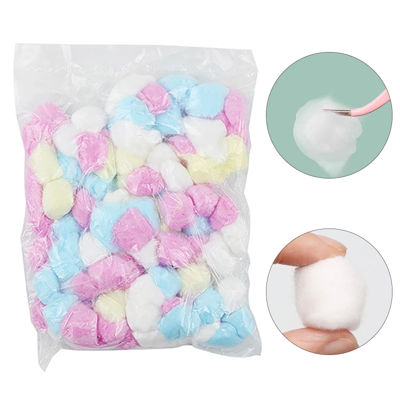 100pcs/pack Colorful Cotton Wool Balls Nail Polish Remover Cleaning Tool Cleaner Nail Art Manicure Tools
100pcs/pack Colorful Cotton Wool Balls Nail Polish Remover Cleaning Tool Cleaner Nail Art Manicure Tools