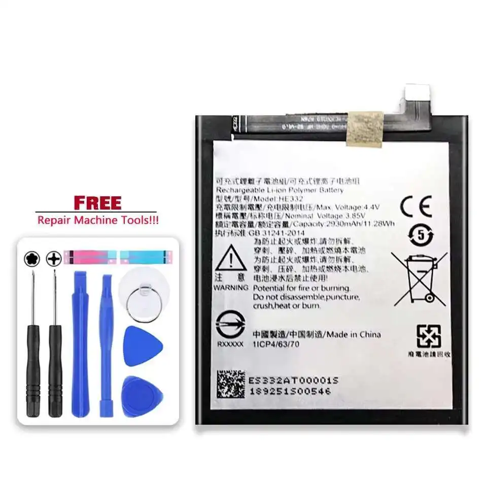 Mobile Phone Battery For Sharp S2 fs8010 Aquos S2 FS8018 S3 Mini S3mini 2930mAh HE332 High-Capacity
Mobile Phone Battery For Sharp S2 fs8010 Aquos S2 FS8018 S3 Mini S3mini 2930mAh HE332 High-Capacity