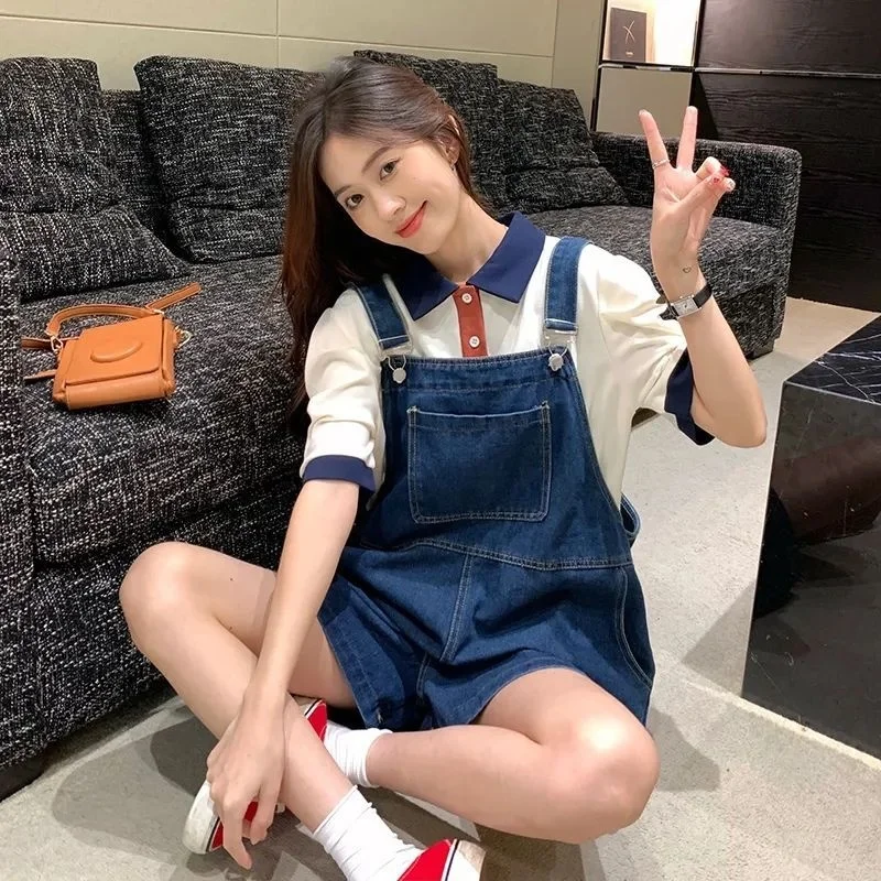 Wide Leg Denim Overalls College Style Women's Pants Summer New Loose Design Sense Five-Quarter Shorts High Waist Shorts
Wide Leg Denim Overalls College Style Women's Pants Summer New Loose Design Sense Five-Quarter Shorts High Waist Shorts