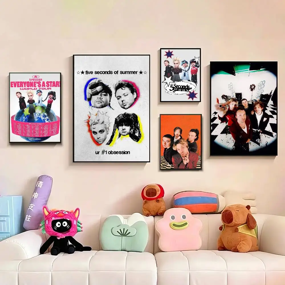 Band 5 Seconds of S-Summer 50s Poster Picture Canvas Painting Wall Art Home Decoration Print For Living Room Decor
Band 5 Seconds of S-Summer 50s Poster Picture Canvas Painting Wall Art Home Decoration Print For Living Room Decor