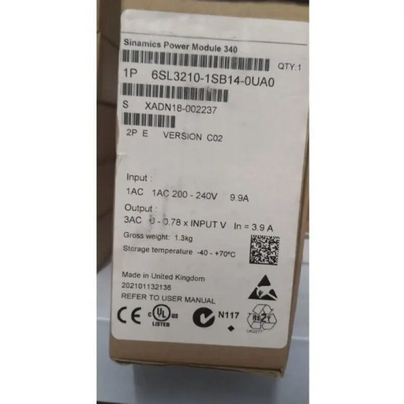 Brand new 6SL3210-1SB14-0UA0 6SL3210-1SB14-0AA0 Warrently One-year
Brand new 6SL3210-1SB14-0UA0 6SL3210-1SB14-0AA0 Warrently One-year