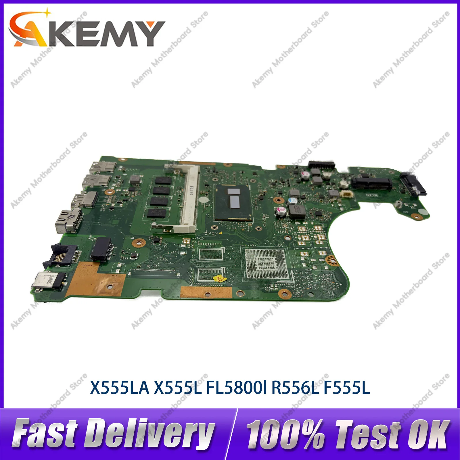 X555LA Laptop Motherboard For ASUS VM510L FL5800L W519L R557L FL5600L X555LP R556L X555LD DX992L VM590L Mainboard I3 I5 I7 CPU
X555LA Laptop Motherboard For ASUS VM510L FL5800L W519L R557L FL5600L X555LP R556L X555LD DX992L VM590L Mainboard I3 I5 I7 CPU