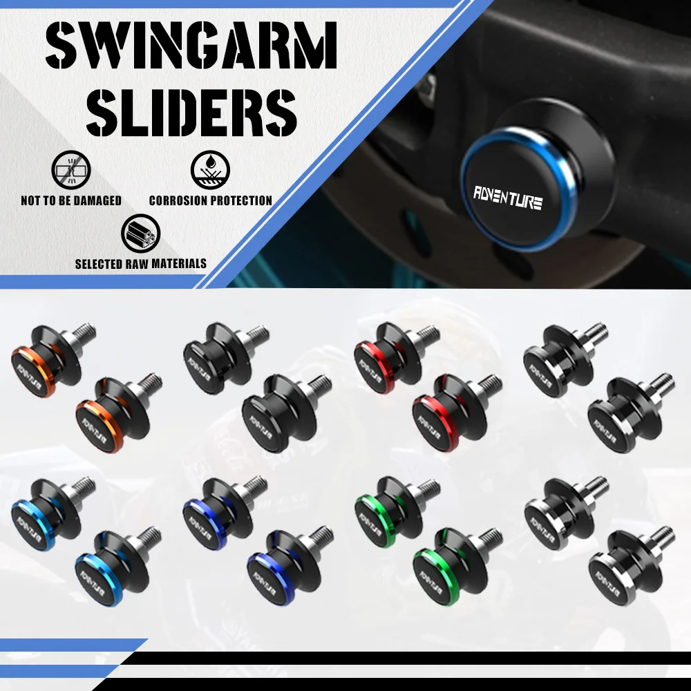 Motorcycles 10MM Swingarm Spools Stand Screws Swingarm Sliders For 890ADVENTURE 890 ADVENTURE R 890 ADV R 2020 2021 2022 2023
Motorcycles 10MM Swingarm Spools Stand Screws Swingarm Sliders For 890ADVENTURE 890 ADVENTURE R 890 ADV R 2020 2021 2022 2023