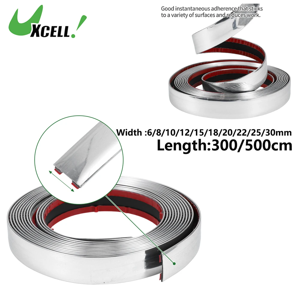 UXCELL Length 300/500cm Car Chrome Bumper Door Body Self Adhesive Scratch-Proof Protective Moulding Styling Trim Sticker
UXCELL Length 300/500cm Car Chrome Bumper Door Body Self Adhesive Scratch-Proof Protective Moulding Styling Trim Sticker