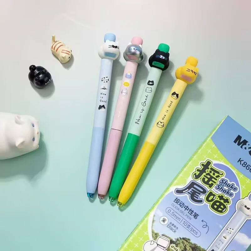 20pcs/lot Kawaii Cat Press Gel Pen Cute 0.5mm Neutral Pen School writing Supplies Promotional Gift
20pcs/lot Kawaii Cat Press Gel Pen Cute 0.5mm Neutral Pen School writing Supplies Promotional Gift