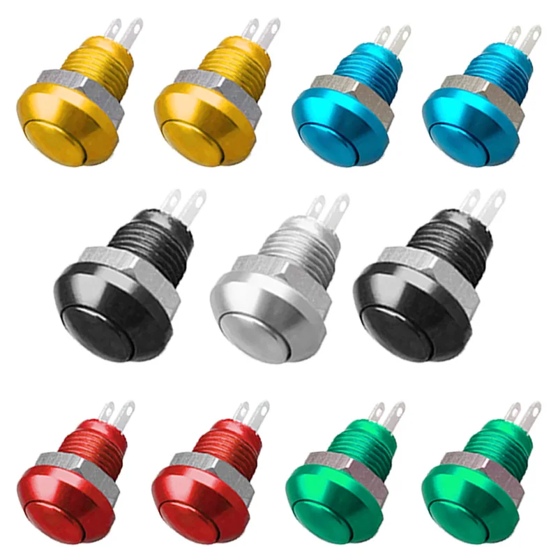 M8 Waterproof 8mm Momentary Metal Push Button Switch with Screw Terminal No Led for Doorbell Horn Button Power Start Stop 
M8 Waterproof 8mm Momentary Metal Push Button Switch with Screw Terminal No Led for Doorbell Horn Button Power Start Stop