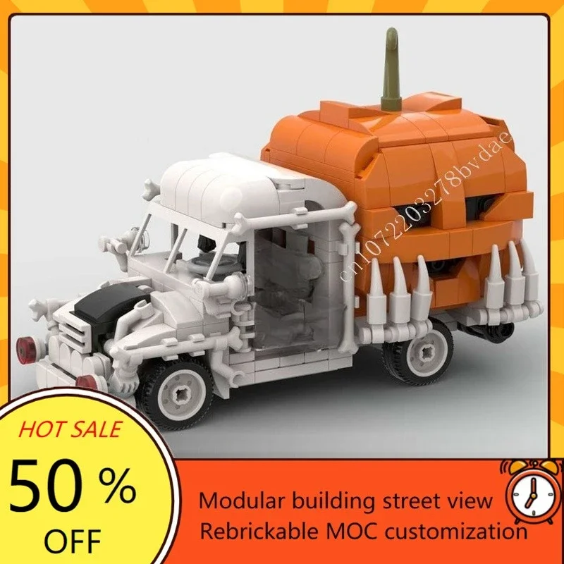365PCS MOC City Transportation Hallloween Skull Truck Model Building Block Brick DIY Creative Education Assembly Puzzle Toy Gift
365PCS MOC City Transportation Hallloween Skull Truck Model Building Block Brick DIY Creative Education Assembly Puzzle Toy Gift