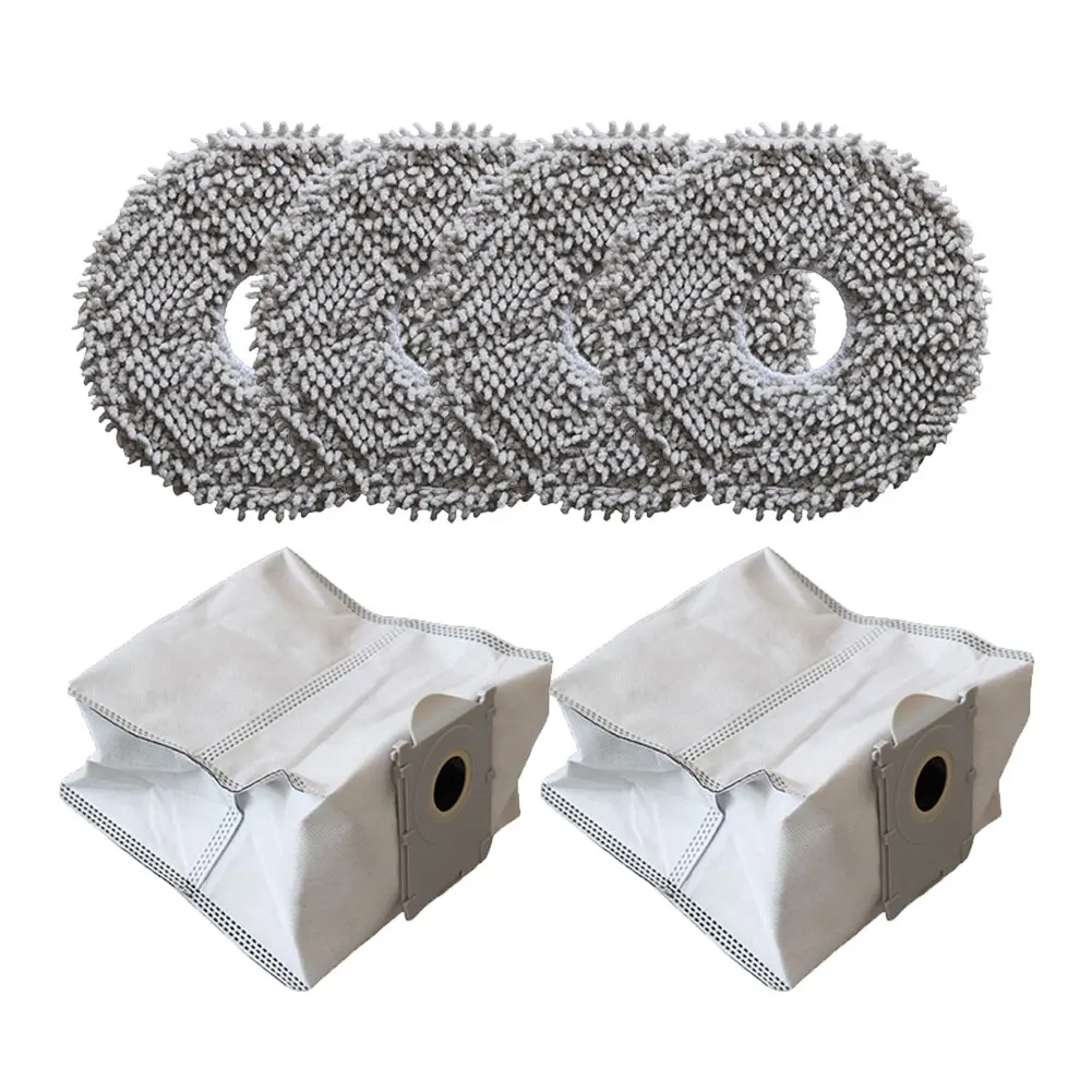 6pcs Dust Bags Mops Replacement For Ecovacs T50 PRO ForOMNI T50 AUTO DDX67 Robotic Vacuum Cleaner Accessories
6pcs Dust Bags Mops Replacement For Ecovacs T50 PRO ForOMNI T50 AUTO DDX67 Robotic Vacuum Cleaner Accessories