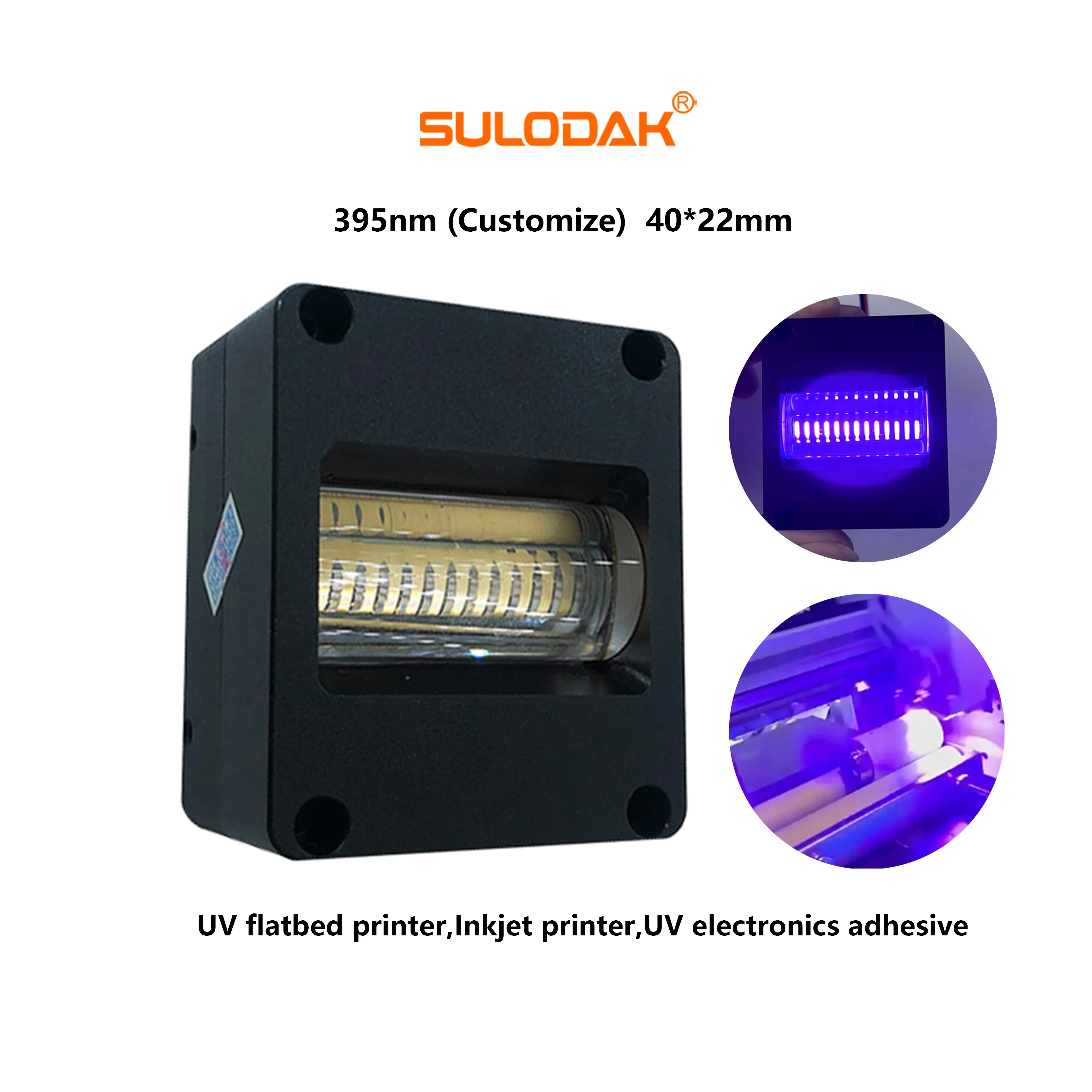 Water Cooled Curing Lamp For Roll Photography Machine Flexo Printing Industrial Adhesives Coding Machine LED Baking