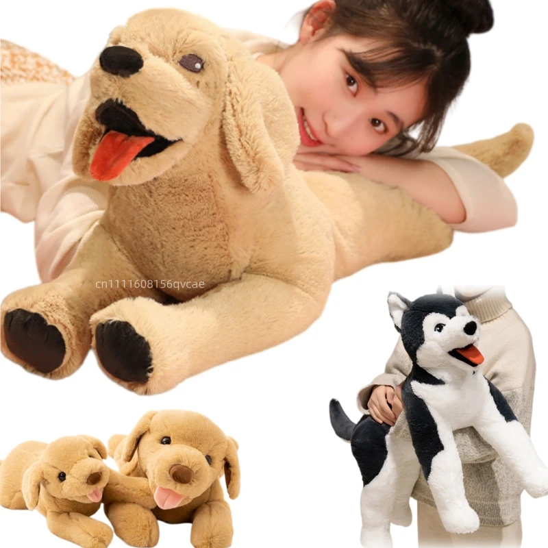 Kawaii INS Hot Lying Dog Plush Doll Pillow Simulation Cute Labrador Husky Animal Stuffed Toy Home Decoration Gift For Children
Kawaii INS Hot Lying Dog Plush Doll Pillow Simulation Cute Labrador Husky Animal Stuffed Toy Home Decoration Gift For Children