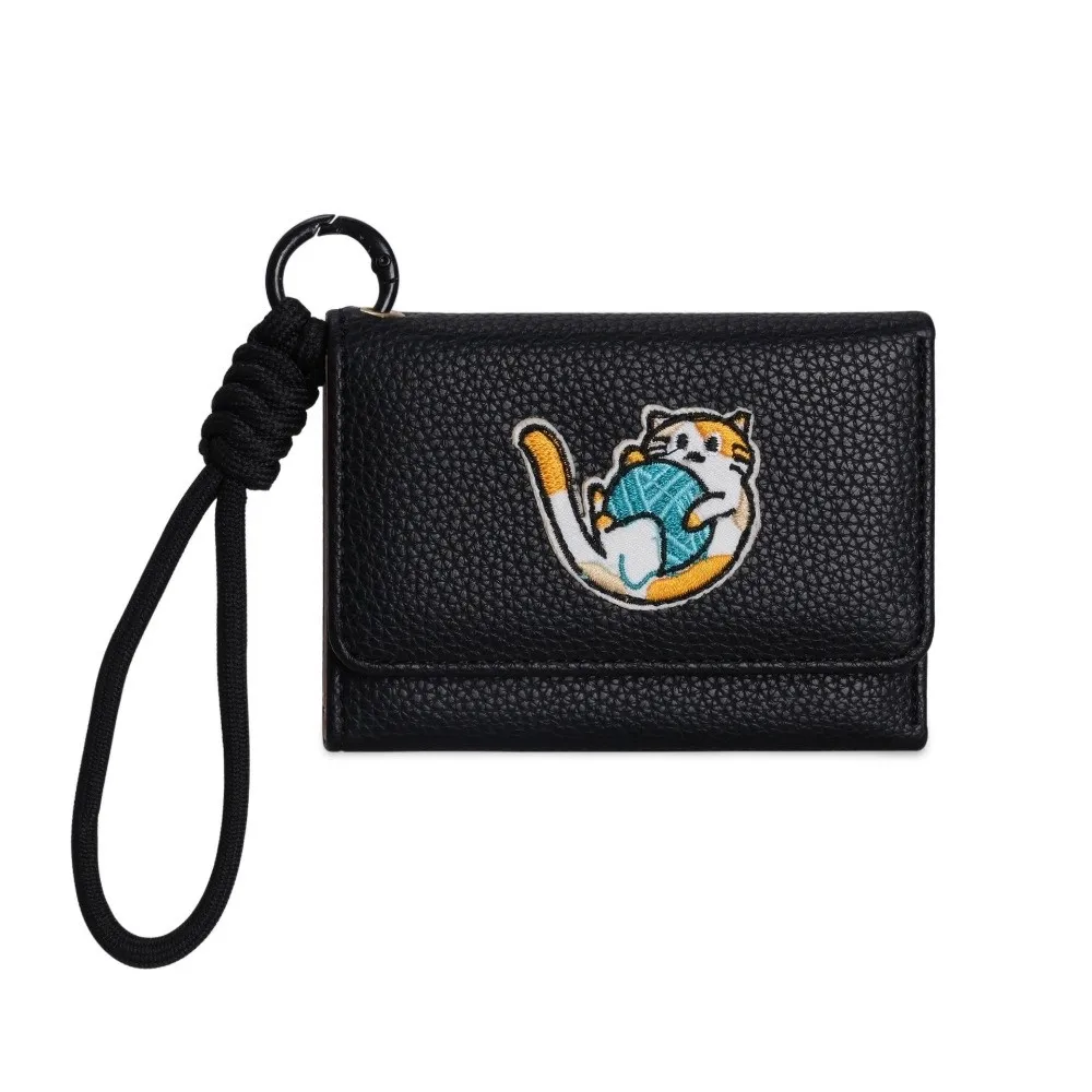 Korean Kawaii Women Three Fold Wallet Short Pu Leather Cartoon Money Bag Hasp with Lanyard Student Card Coin Purse Ladies
Korean Kawaii Women Three Fold Wallet Short Pu Leather Cartoon Money Bag Hasp with Lanyard Student Card Coin Purse Ladies