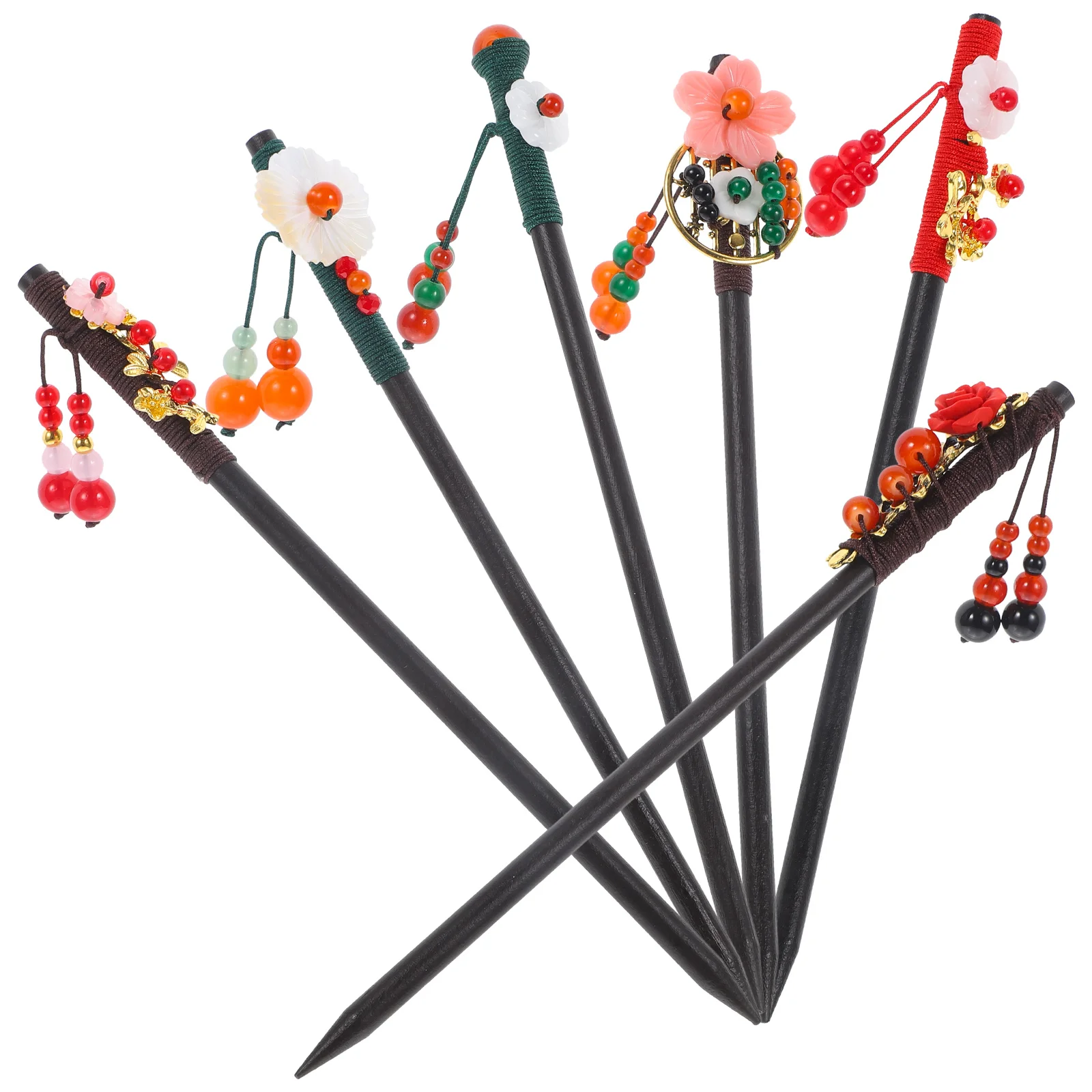 6pcs Vintage Chopsticks For Women Flower Tassel Wooden Sticks Hairpin Bun Accessories Formal Bridal Hairpin Wood Hair Stick Hair
6pcs Vintage Chopsticks For Women Flower Tassel Wooden Sticks Hairpin Bun Accessories Formal Bridal Hairpin Wood Hair Stick Hair